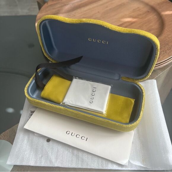 Gucci Fashion Sunglasses in Havana Brown, NWT, Full Inclusion - Picture 9 of 15